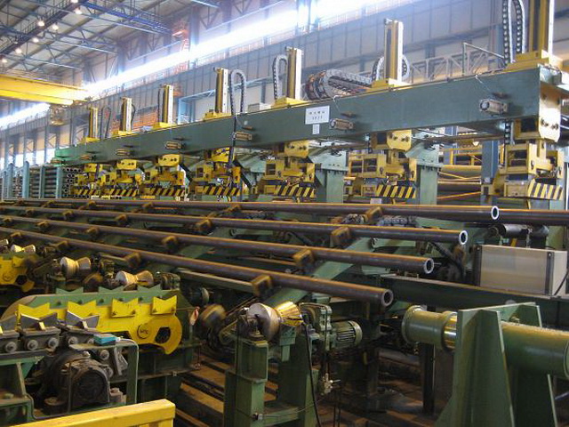 玉林无缝钢管厂家生产线